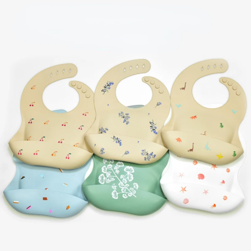 Waterproof Baby Bibs Silicone - INS Baby Bibs BPA Free Waterproof