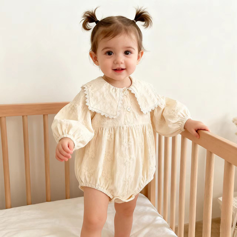 Newborn Baby Girl Romper Floral - Spring Girls Sweet Princess One Piece
