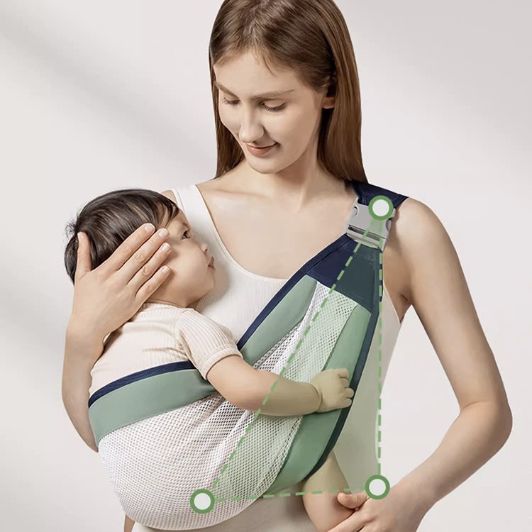 Ergonomic Baby Carrier Newborn To Toddler - Adjustable Front-Facing Baby Carriers with Hip