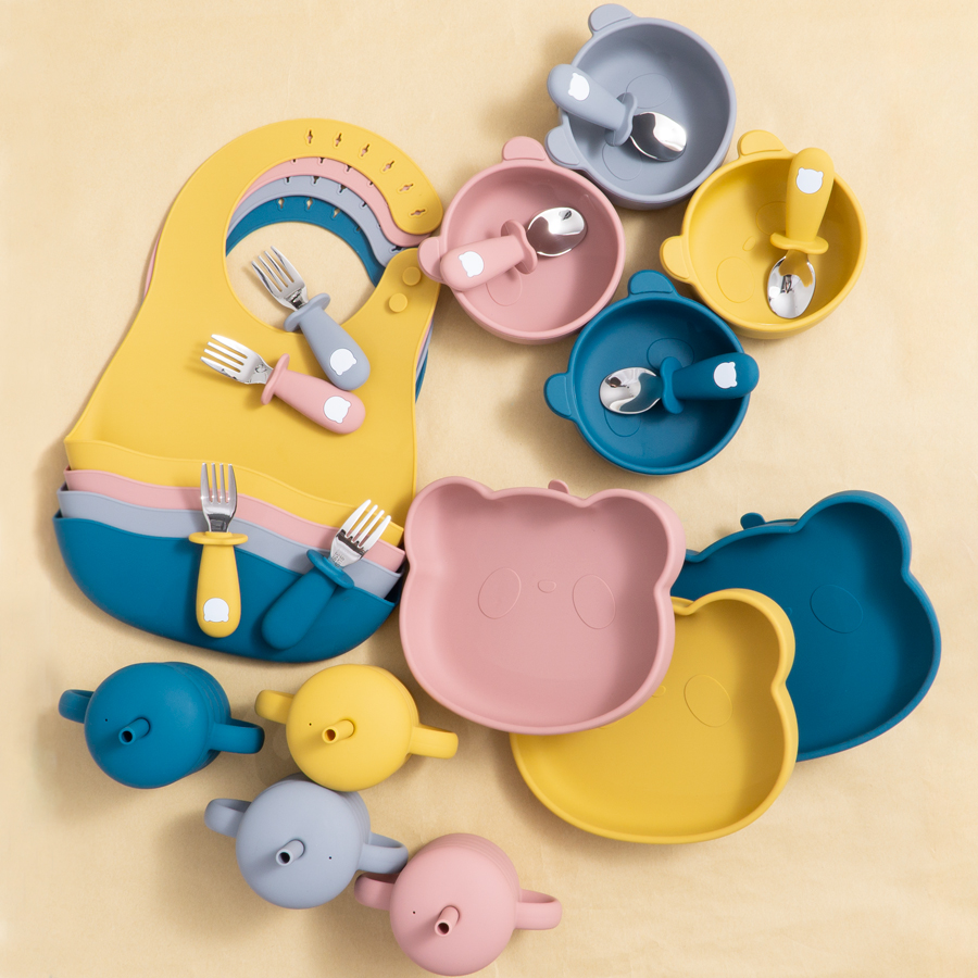 Waterproof Baby Bibs Silicone - Dropshipping Center Baby Shower Gift Sets