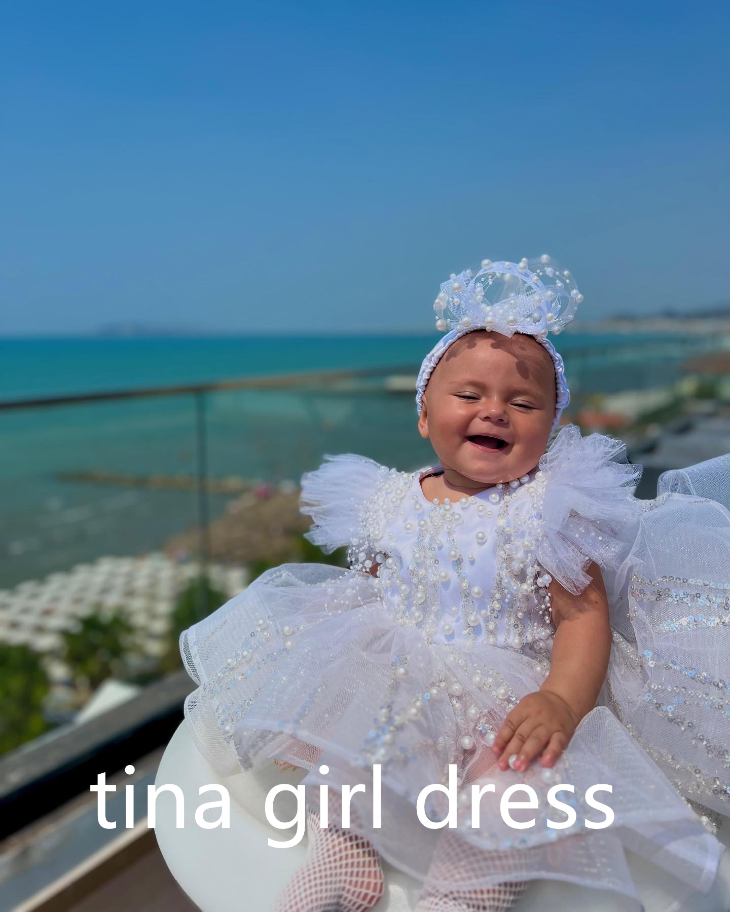 Princess White Flower Girl Dre - Toddler Girl Tulle Party Dress 评论和价格