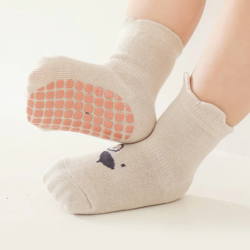 3/5 Pairs Baby Adorable Animal - Unisex Baby Socks Non Slip 评论和价格