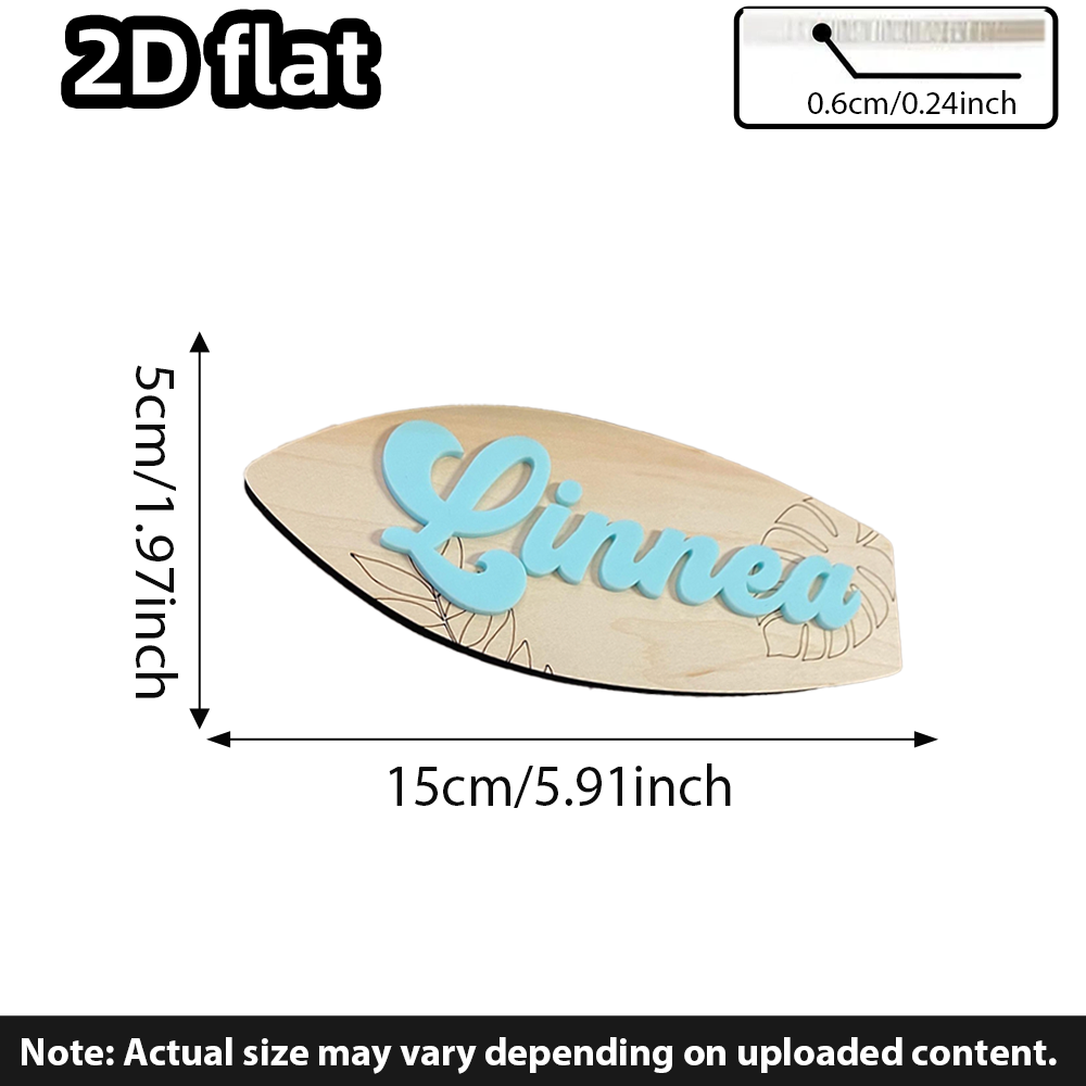 Surfboard Baby Name Signboard  - Nursery 评论和价格