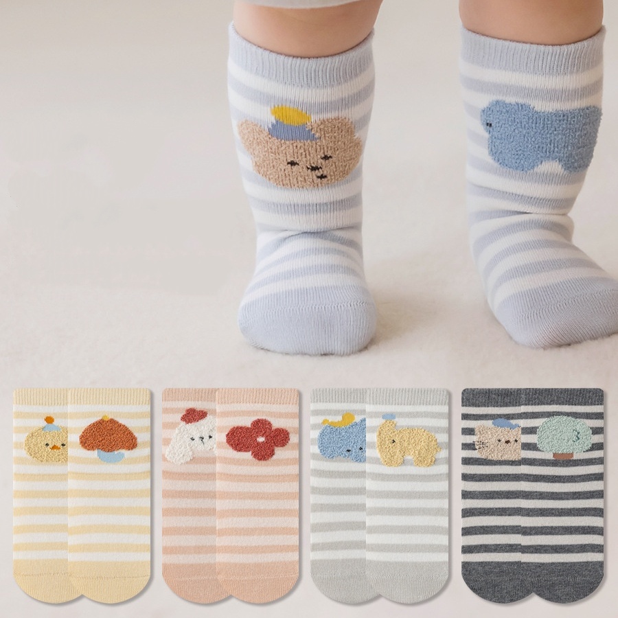Children's Floor Socks Autumn  - Unisex Baby Socks Non Slip 评论和价格