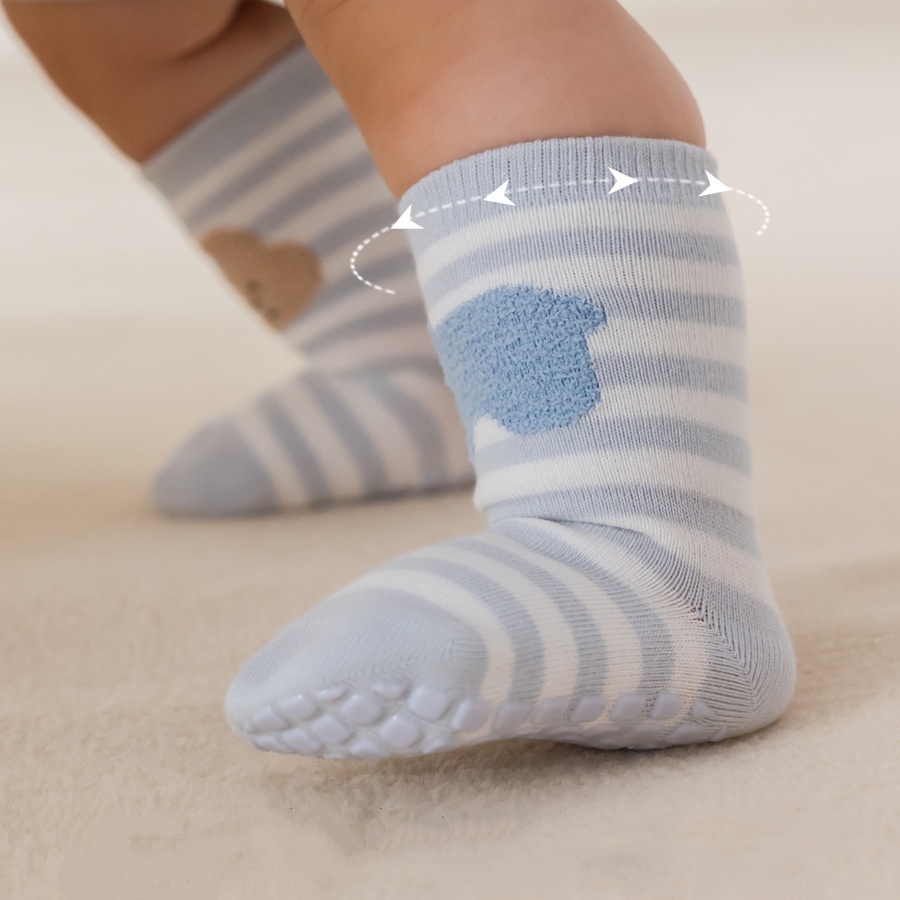 Children's Floor Socks Autumn  - Unisex Baby Socks Non Slip 评论和价格