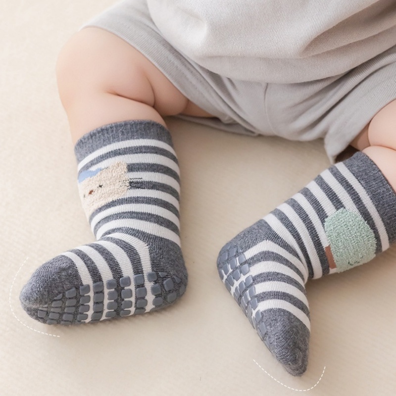Children's Floor Socks Autumn  - Unisex Baby Socks Non Slip 评论和价格