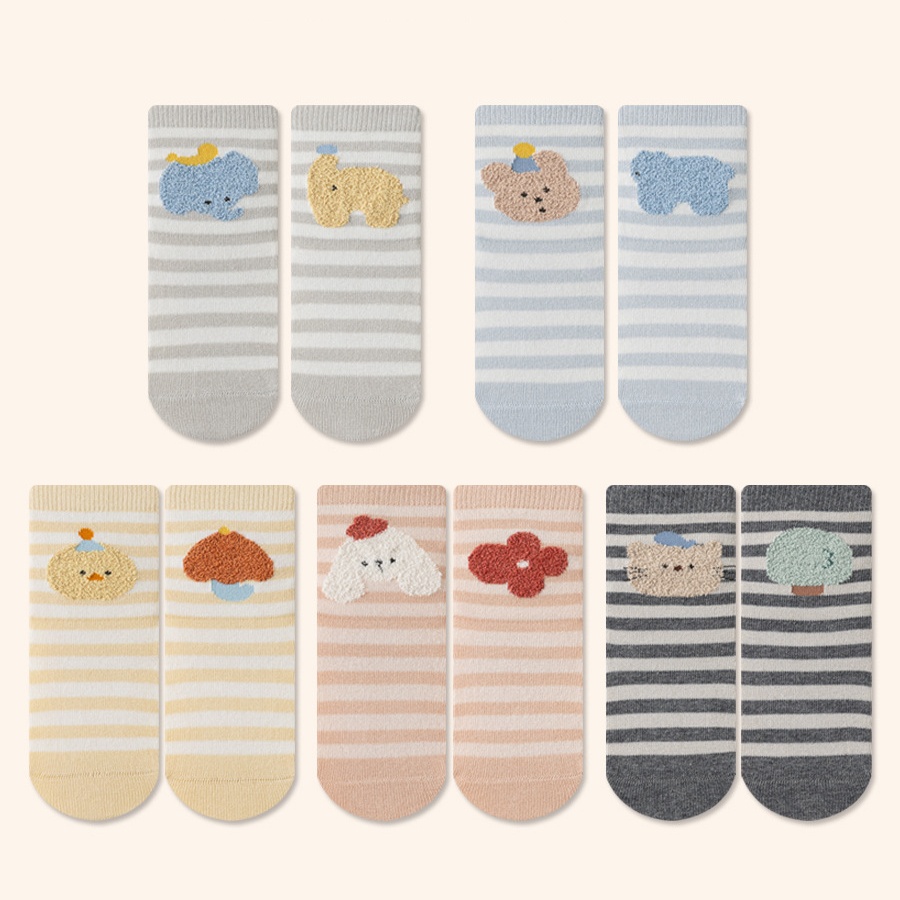 Children's Floor Socks Autumn  - Unisex Baby Socks Non Slip 评论和价格