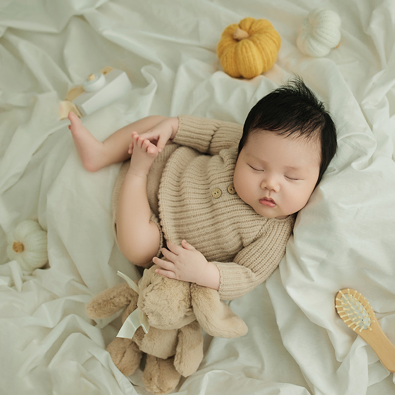 Newborn Photography Outfit Kha - Infant Photography Props Outfit 评论和价格