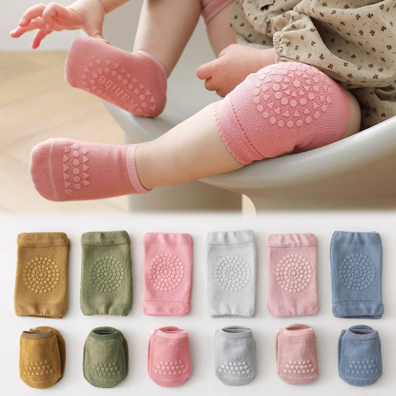 3 Sets of Baby Socks And Knee  - Unisex Baby Socks Non Slip 评论和价格