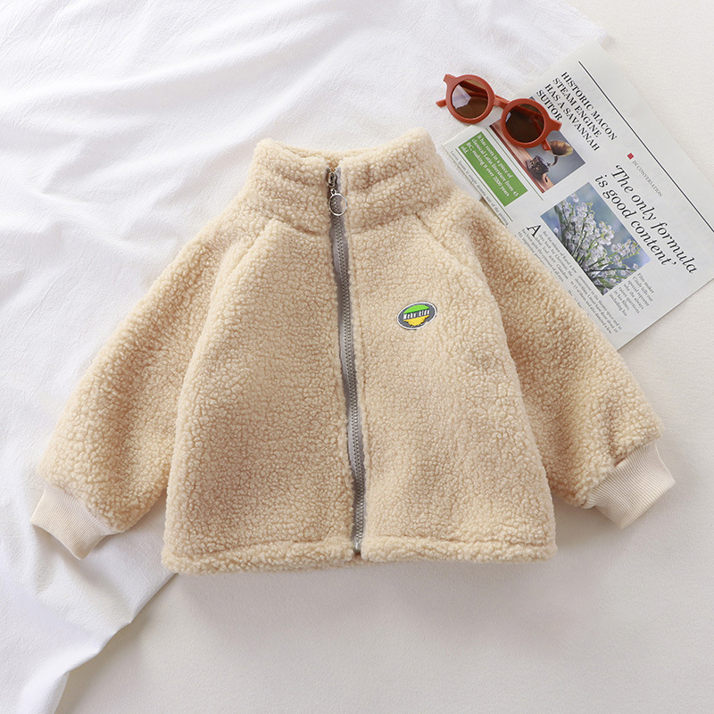 Children's Plush Jacket Winter - Toddler Boy Winter Fleece Jacket 评论和价格