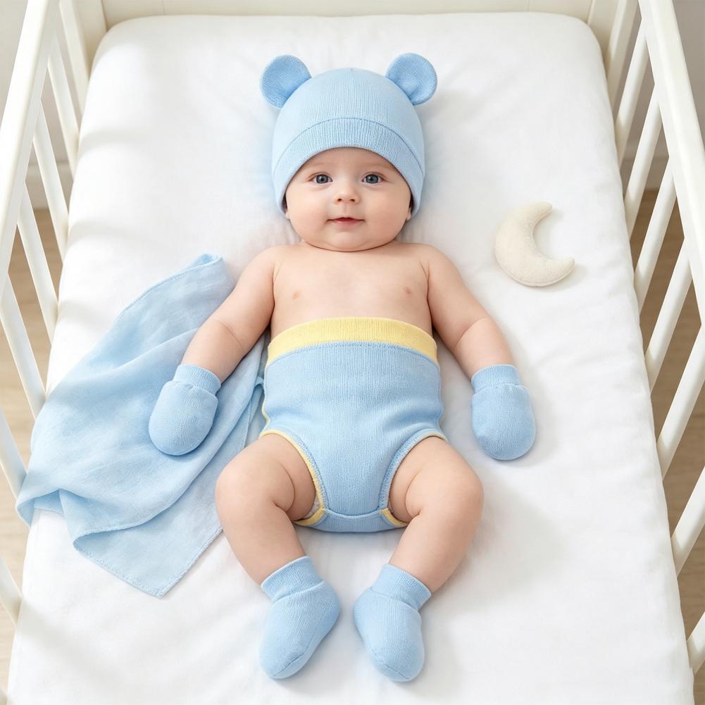 Newborn Foot Protectors Newbor - Infant Beanie Hat With Ears 评论和价格