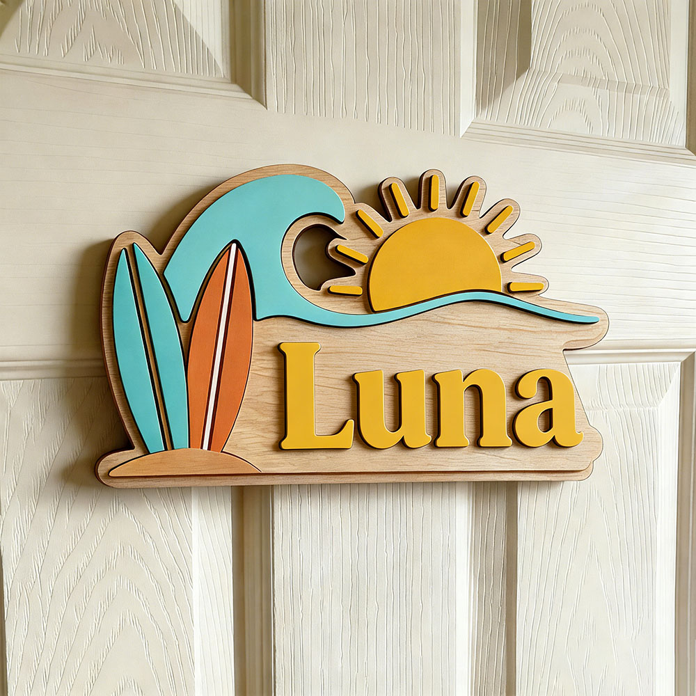 Custom Beach Wave Surfboard Su - Nursery 评论和价格